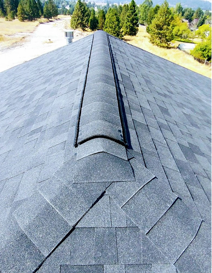 Black Metal Roofing