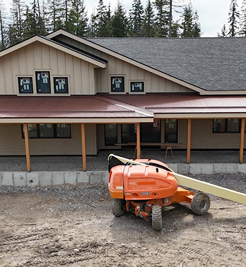 Black Metal Roofing in Kalispell