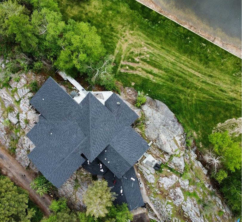 Black Metal Roofing
